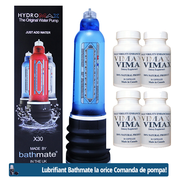 BathMate Hydromax X30 + 4 Vimax + lubrifiant gratuit + sohard gratuit + transport gratuit