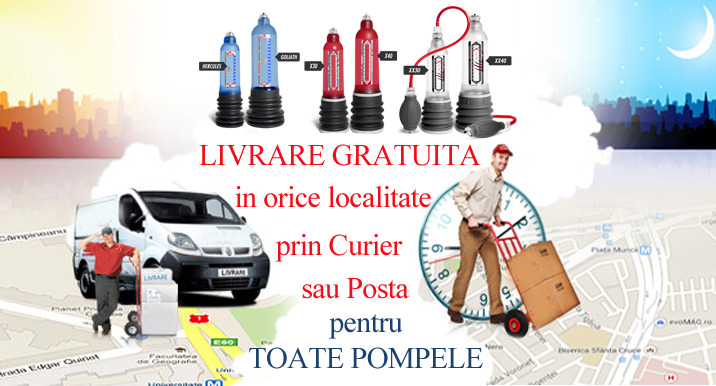 Transport Gratuit pentru Toate Pompele BathMate